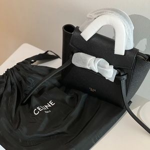 Brand New Celine Pico Belt Bag (Black)